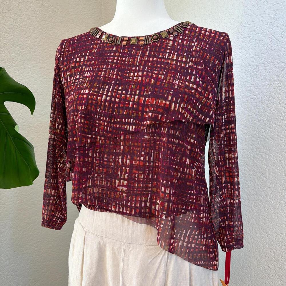 Y2K Sheer Mesh Top